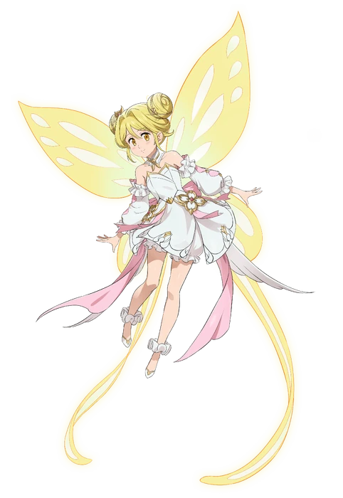 Red Christmas Golden Wings Elaine