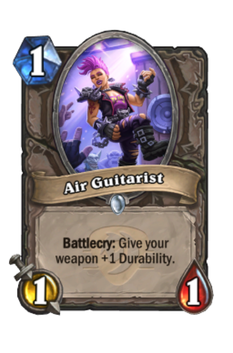 Luftgitarristin