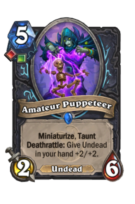 Amateurpuppenspielerin