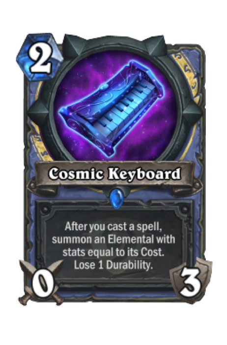 Kosmisches Keyboard