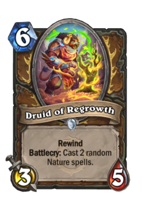 Druide des Nachwachsens