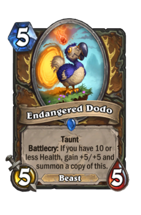 Gefährdeter Dodo
