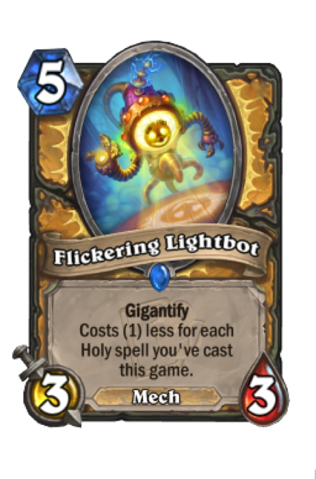 Flackernder Lichtbot