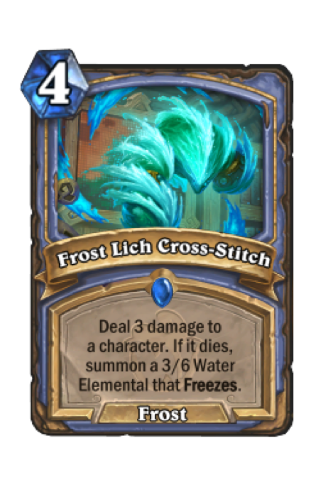 Frostlicher Stickerei-Lich