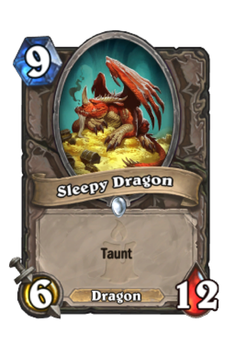 Schläfriger Drache
