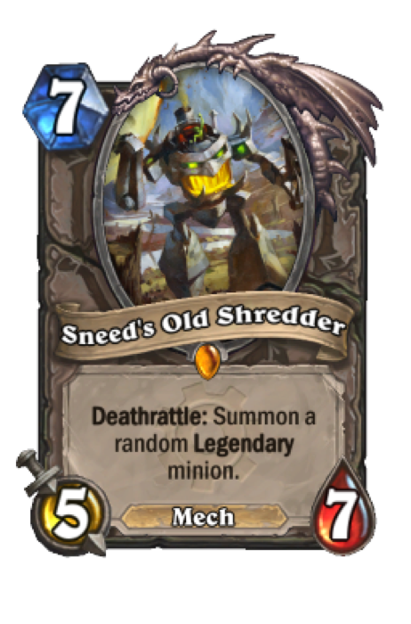 Sneeds alter Schredder