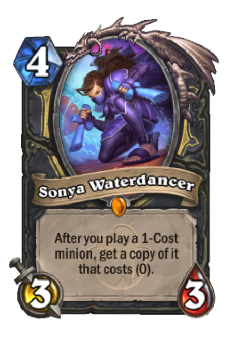 Wassertänzerin Sonya