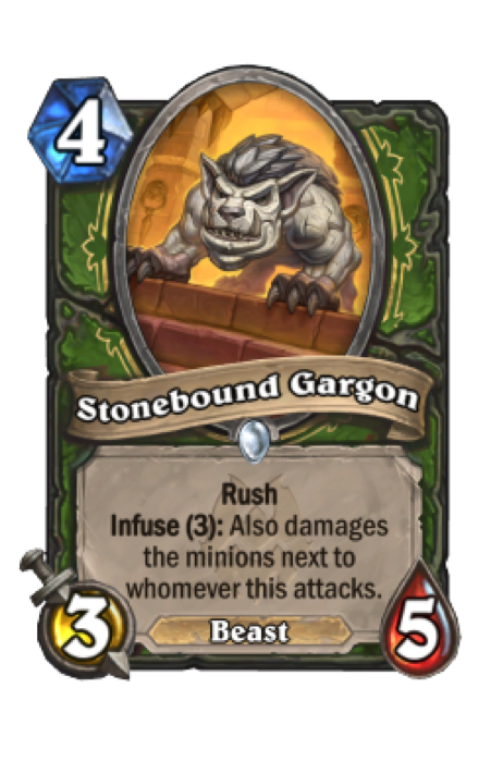 Steingebundener Gargon