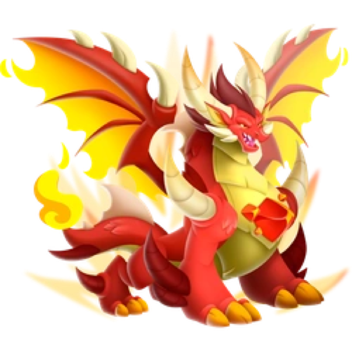 Hoher Auferstandener Flammen-Drache