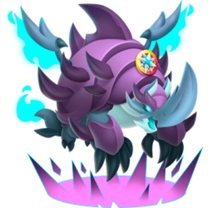 Hoher Stachelrhinodillo-Drache