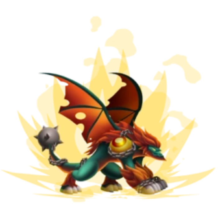 Hoher Spannungsdrache
