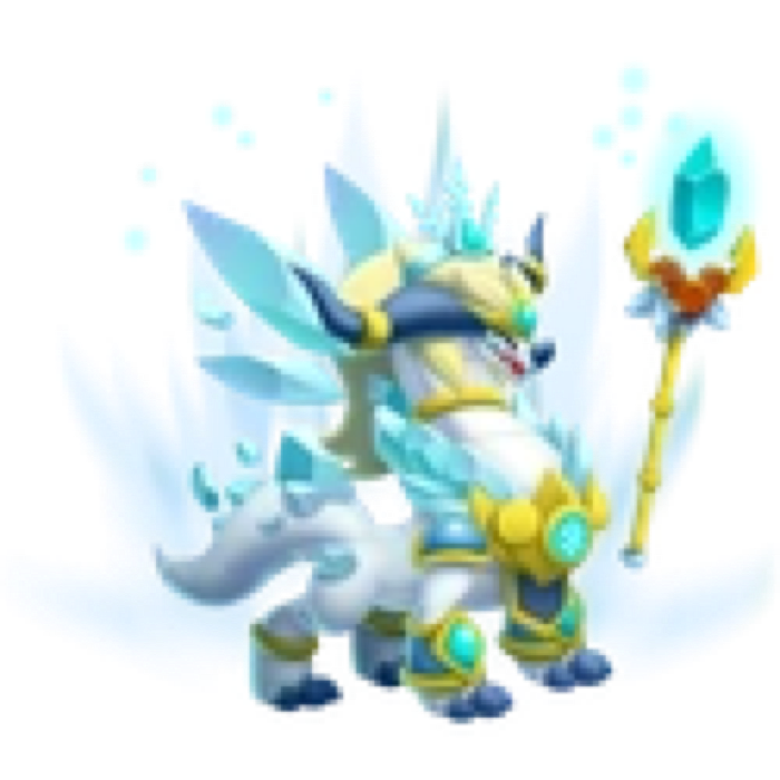 Hoher Weiße-Königin-Drache