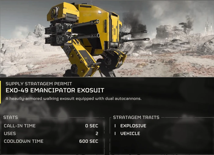 EXO-49 Emancipator Exosuit