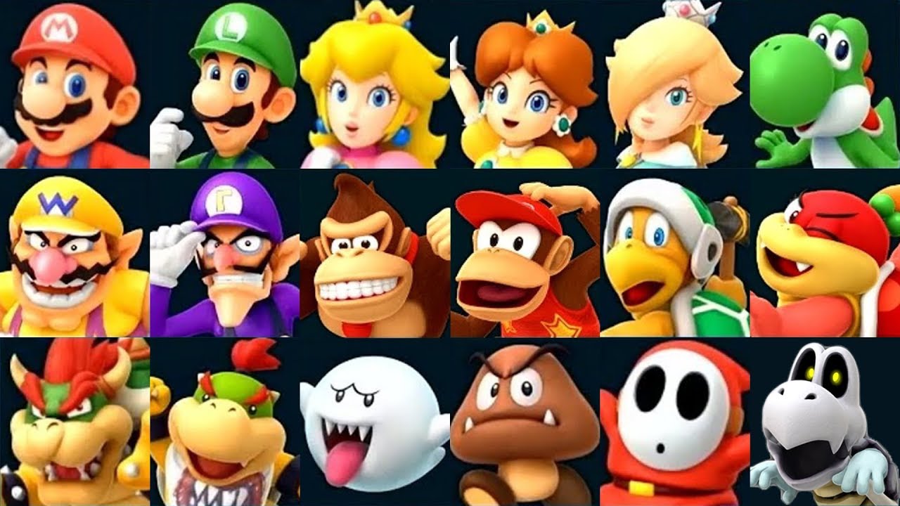 Super Mario Characters DLE - Adivinhe o Personagem Secreto · Adivinhe pelas pistas