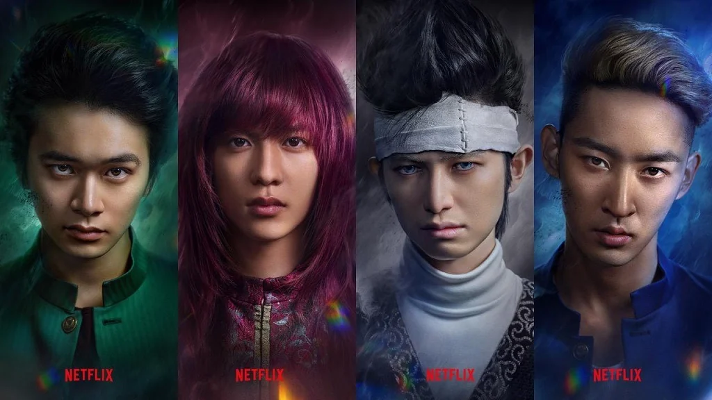 Pôster do live-action de Yu Yu Hakusho produzido pela Netflix