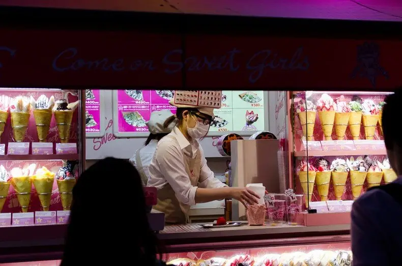 Franquia de tapioca e crepes no Japão