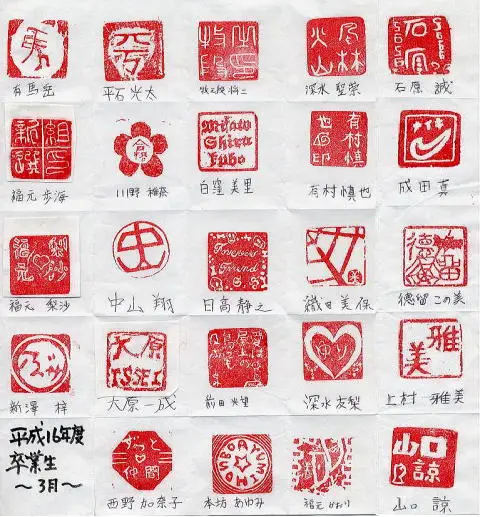 Inkan e Hanko - Carimbo oder Siegel, das als Unterschrift dient