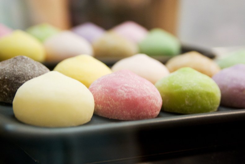 Mochi, doce de arroz glutinoso