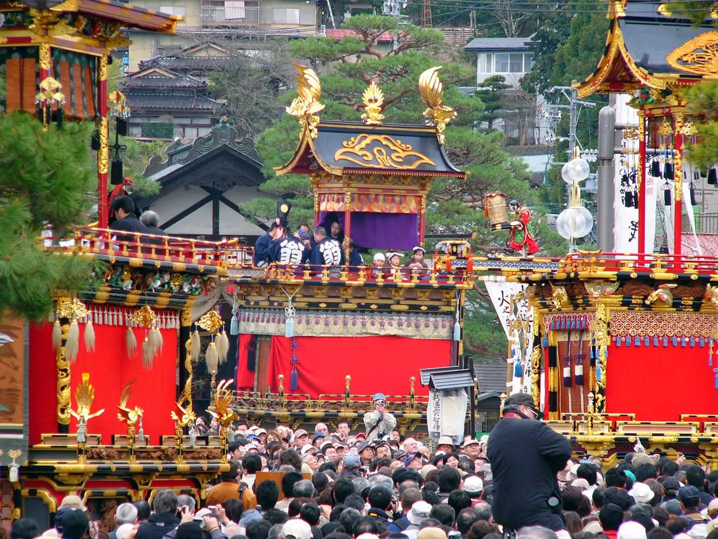 Takayama Matsuri (高山祭り), one of the most famous festivals in Japan. Takayama Matsuri (高山祭り), one of the most famous festivals in Japan.