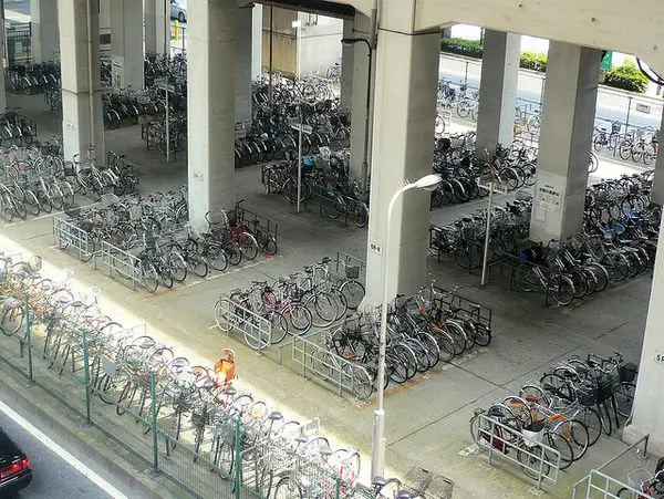 As bicicletas no Japão