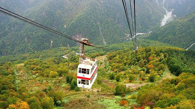 Os incríveis e melhores teleféricos no Japão