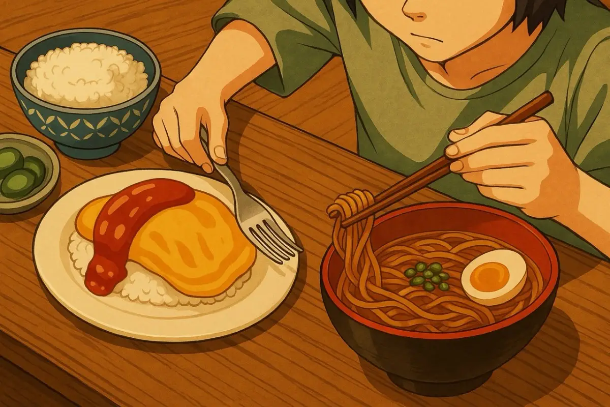 Os Japoneses Comem Apenas com Pauzinhos? Usam Talheres?