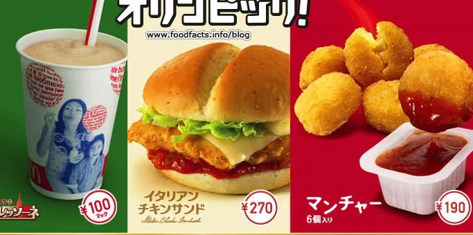 สาขา McDonald's ทั่วไปในญี่ปุ่น หน้าร้าน McDonald's ในย่านเมืองของญี่ปุ่นที่คึกคัก มีโลโก้สีแดงและเหลืองเด่นชัด