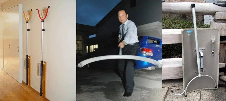 Sasumata - Arma di samurai usata nelle scuole del Giappone