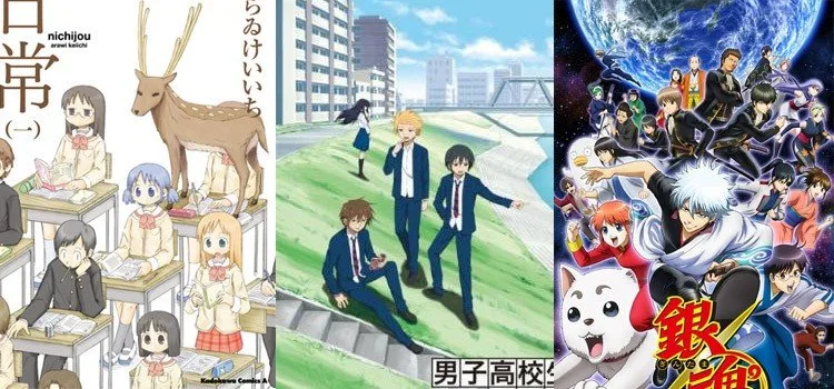 Animes de comedia nonsense + Danshi Koukousei no Nichijou