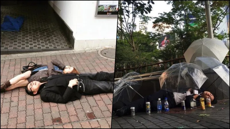 Inemuri - Japoneses cochilando em locais públicos