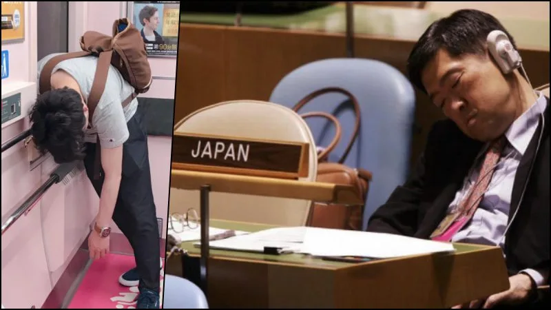 Inemuri - Japoneses cochilando em locais públicos
