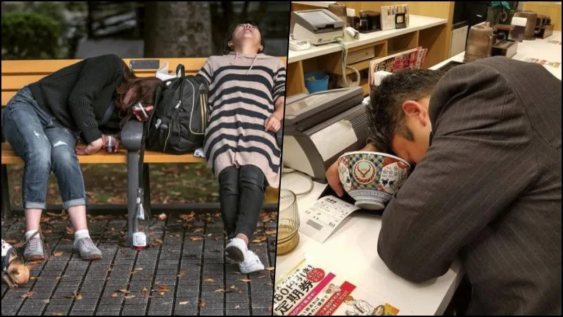 Inemuri - Japoneses cochilando em locais públicos