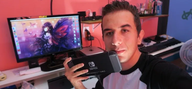 Primeiras impressões do Nintendo Switch Nintendo Switch em uso portátil