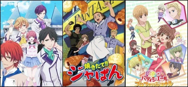 5 animes sobre padaria e confeitaria