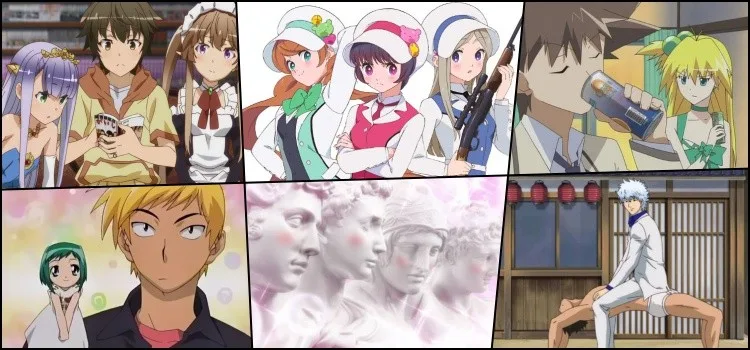 Contraste visual e temático dos animes Cena estilizada representando o apelo visual dos animes