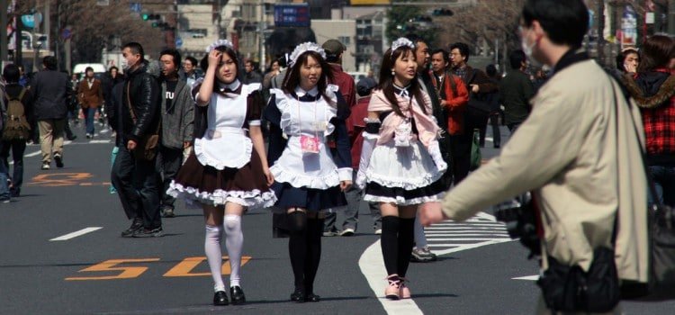 Fachada ou ambiente de entretenimento temático no Japão