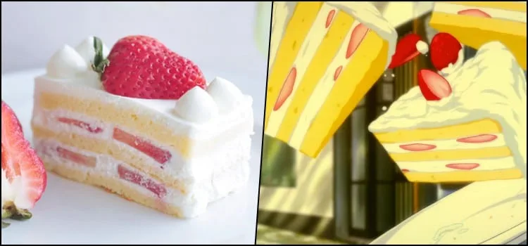 Receita - O famoso bolo de morango dos animes Receita - O famoso bolo de morango dos animes