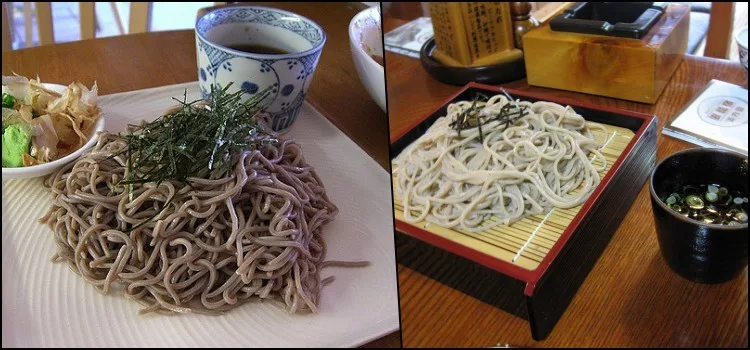 Zaru Soba - Macarrão frio no molho de imersão