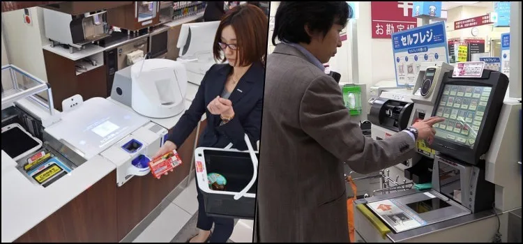 Self-checkout - Mercados com caixa automático no Japão