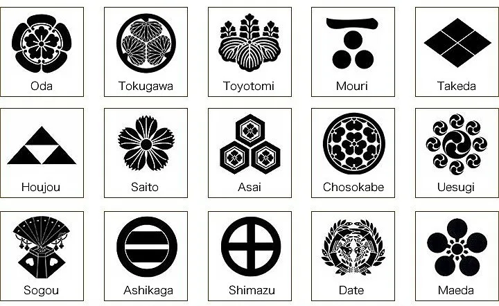 Kamon - Os brasões dos clãs japoneses Kamon