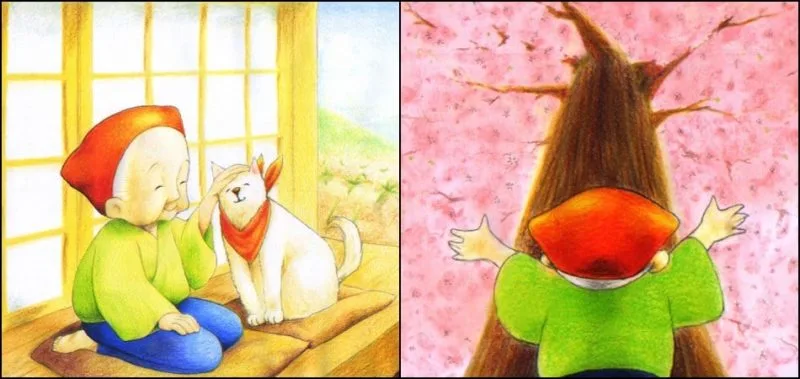 Hanasaka Jiisan – O conto do velho que florescia árvores Hanasaka Jiisan - O conto do velho que florescia árvores