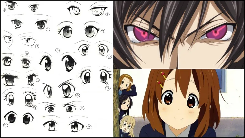 Por que os personagens de mangás e animes tem olhos grandes?