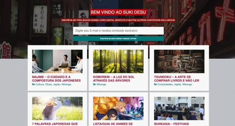 Como criar um site de animes e cultura otaku
