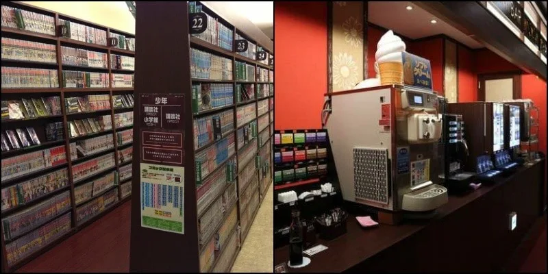 Manga Kissa - Internet Café - Hospedagem barata no Japão Manga Kissa - Internet Café - Hospedagem barata no Japão
