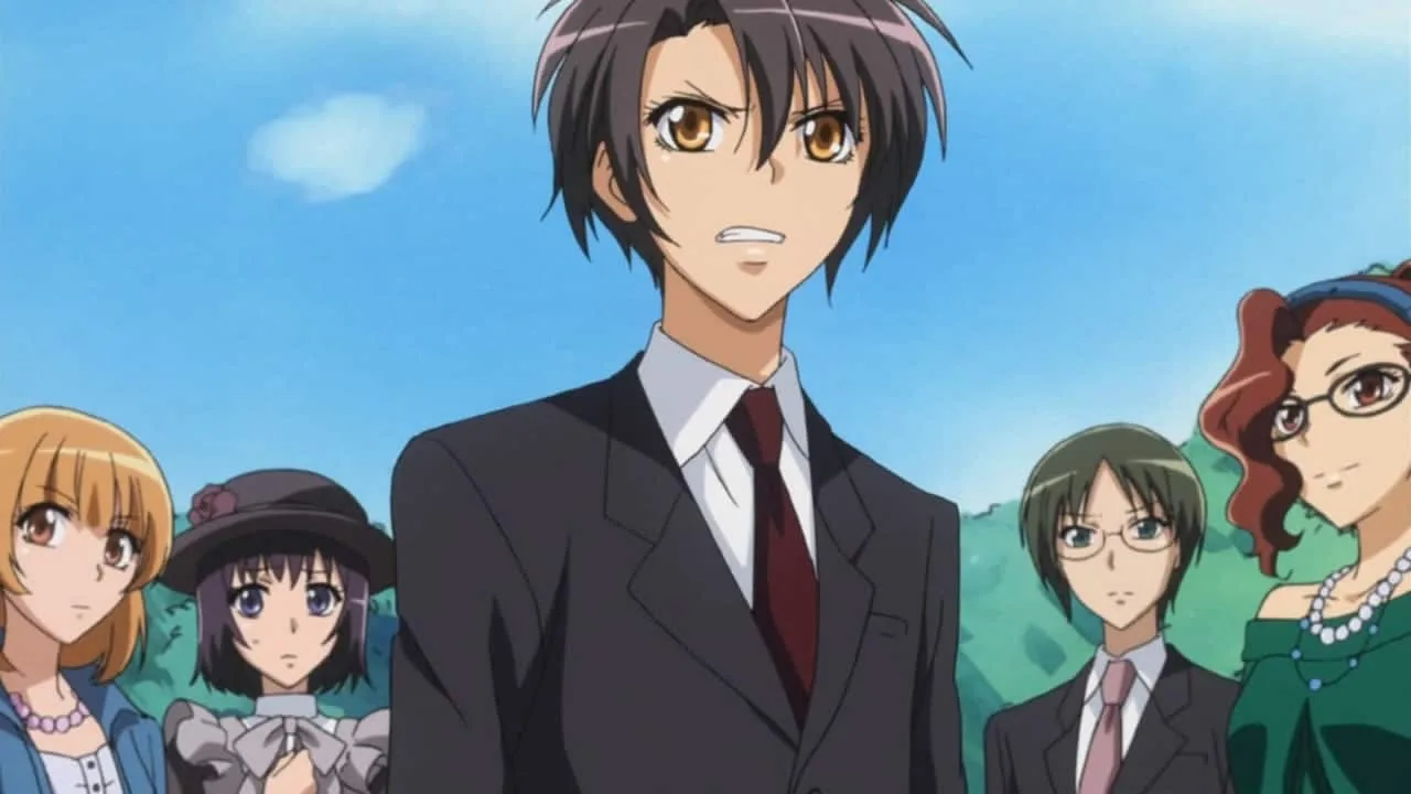 Ayuzawa Misaki – Maid-Sama Ayuzawa Misaki de Maid-Sama con pelo oscuro corto y una mirada afilada