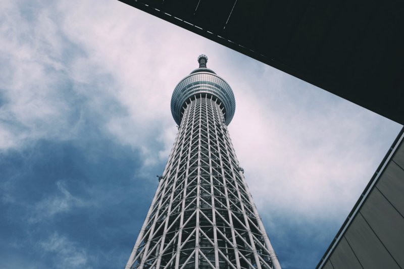 Tokyo Skytree di Tokyo Tokyo Skytree, menara tertinggi di Jepang di Tokyo
