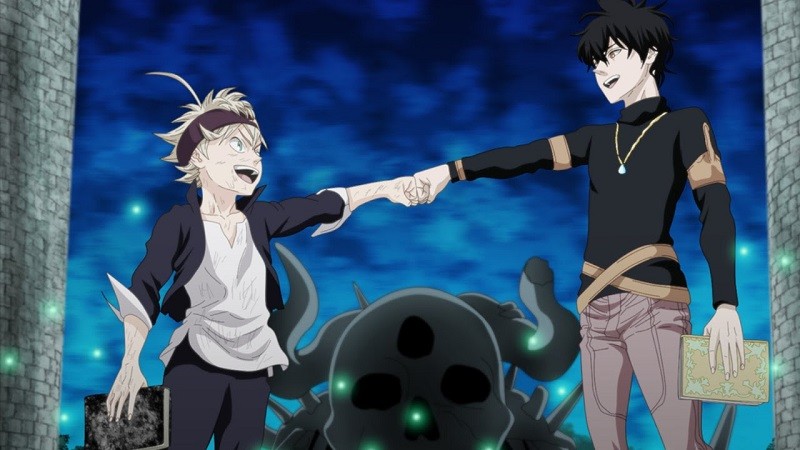 Asta em Black Clover Asta com o grimório e a espada antimagia em Black Clover