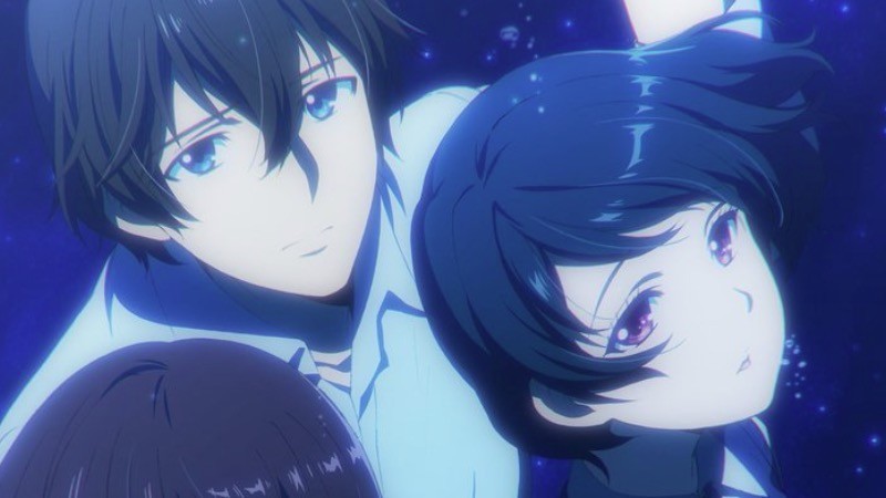 Natsuo, Hina e Rui em Domestic Girlfriend Natsuo Fujii entre Hina e Rui em Domestic Girlfriend