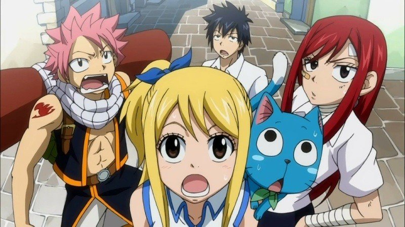 Natsu e Lucy em Fairy Tail Natsu Dragneel e Lucy Heartfilia em Fairy Tail
