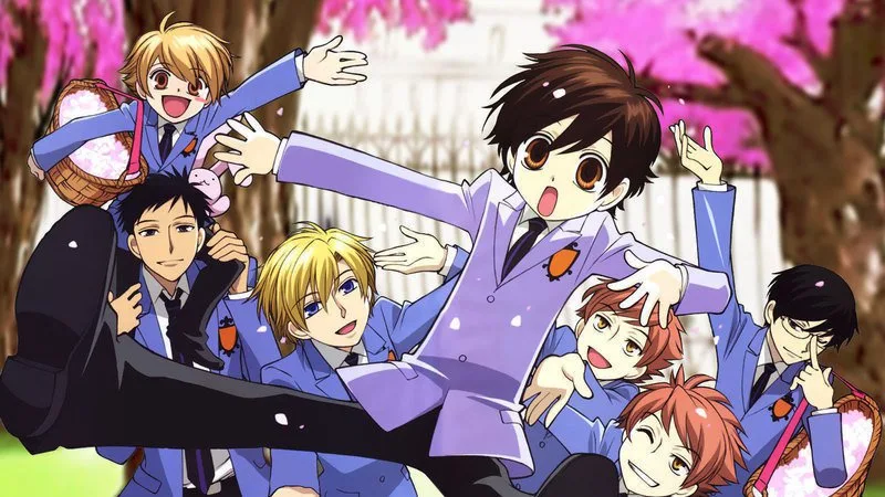 Os melhores Animes de Harem Reverso ou Inverso OURAN HIGH SCHOOL HOST CLUB - HAREM DE COMÉDIA